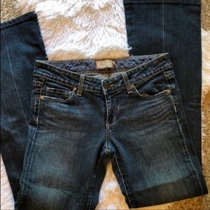 Paige sz 27 premium denim boot cut jeans